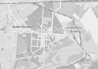 Kaartweergave van Beroepsorganisaties in Budel dorplein