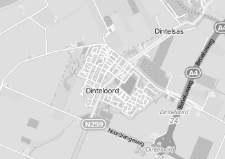 Kaartweergave van Verkoop aan de deur in Dinteloord