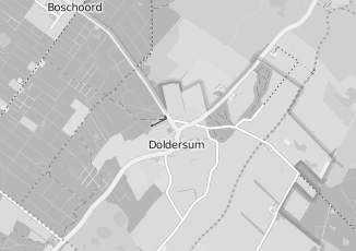 Kaartweergave van Drents landschap in Doldersum