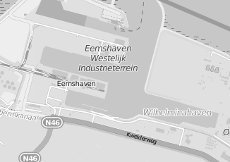 Kaartweergave van Google nederland in Eemshaven