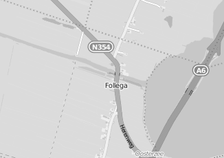 Kaartweergave van Snackbar in Follega