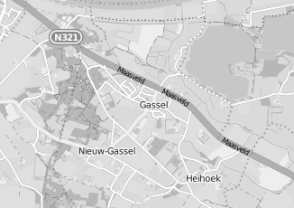 Kaartweergave van Tankstation in Gassel