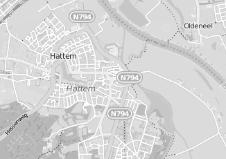 Kaartweergave van Internet in Hattem