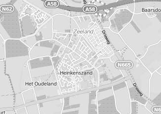 Kaartweergave van Ontwerp in Heinkenszand