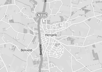 Kaartweergave van Ontwerpen in Hengelo gelderland