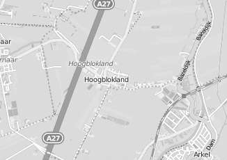 Kaartweergave van Advisering in Hoogblokland