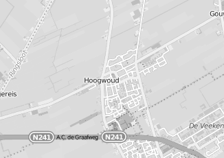 Kaartweergave van Vervoer in Hoogwoud