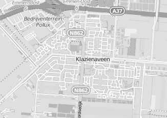 Kaartweergave van Nieuwe oosten in Klazienaveen