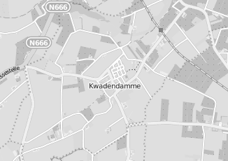 Kaartweergave van Tuin en landschap in Kwadendamme
