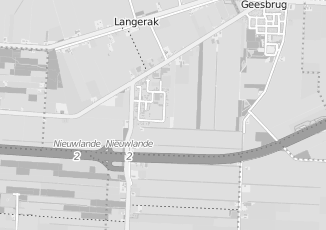 Kaartweergave van Loonbedrijven in Langerak