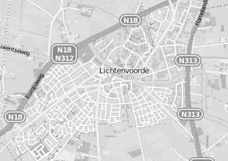 Kaartweergave van Openbaar vervoer in Lichtenvoorde