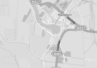 Kaartweergave van Tuin in Maasdam