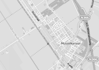 Kaartweergave van Tuin en landschap in Musselkanaal