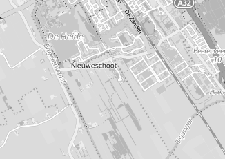 Kaartweergave van Marktonderzoek in Nieuweschoot