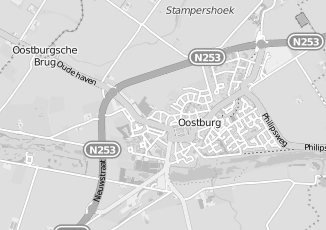 Kaartweergave van Verkoop aan de deur in Oostburg