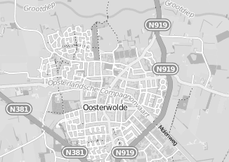 Kaartweergave van Dienstverlening in Oosterwolde