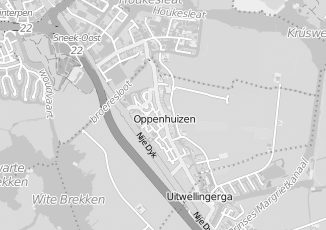 Kaartweergave van Verhuur woonruimte in Oppenhuizen