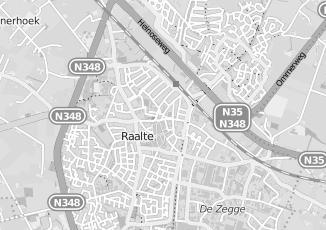 Kaartweergave van Gemeentehuis raalte in Raalte