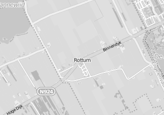 Kaartweergave van H de veen in Rottum friesland