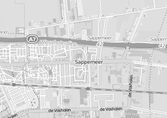 Kaartweergave van Auto in Sappemeer