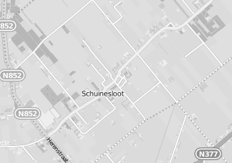 Kaartweergave van Verkoop aan de deur in Schuinesloot