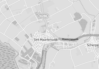 Kaartweergave van Land en tuinbouw in Sint maartensdijk
