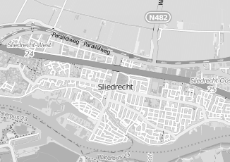 Kaartweergave van Voortgezet onderwijs in Sliedrecht