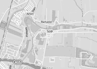 Kaartweergave van Bakker in Spijk gemeente lingewaal gelderland