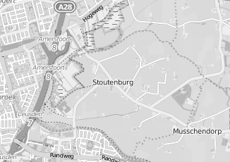Kaartweergave van T hamersveld in Stoutenburg