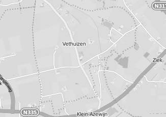 Kaartweergave van Jeugdherberg in Vethuizen