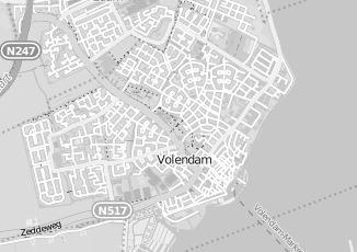 Kaartweergave van Vastgoed in Volendam