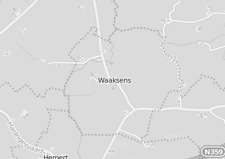 Kaartweergave van Kapper in Waaksens