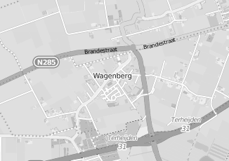 Kaartweergave van Arbeidsbureau in Wagenberg