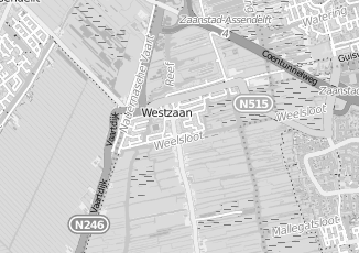 Kaartweergave van Verhuur woonruimte in Westzaan