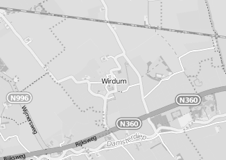 Kaartweergave van Boomkapbedrijf de winter in Wirdum groningen