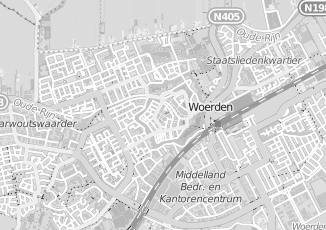 Kaartweergave van Dienstverlenend in Woerden