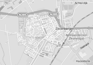 Kaartweergave van Groothandel in grondstoffen in Zevenbergen