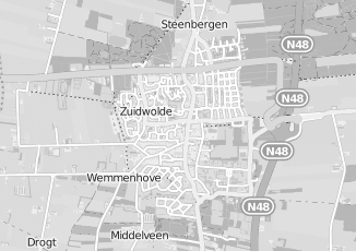 Kaartweergave van Verhuur woonruimte in Zuidwolde drenthe